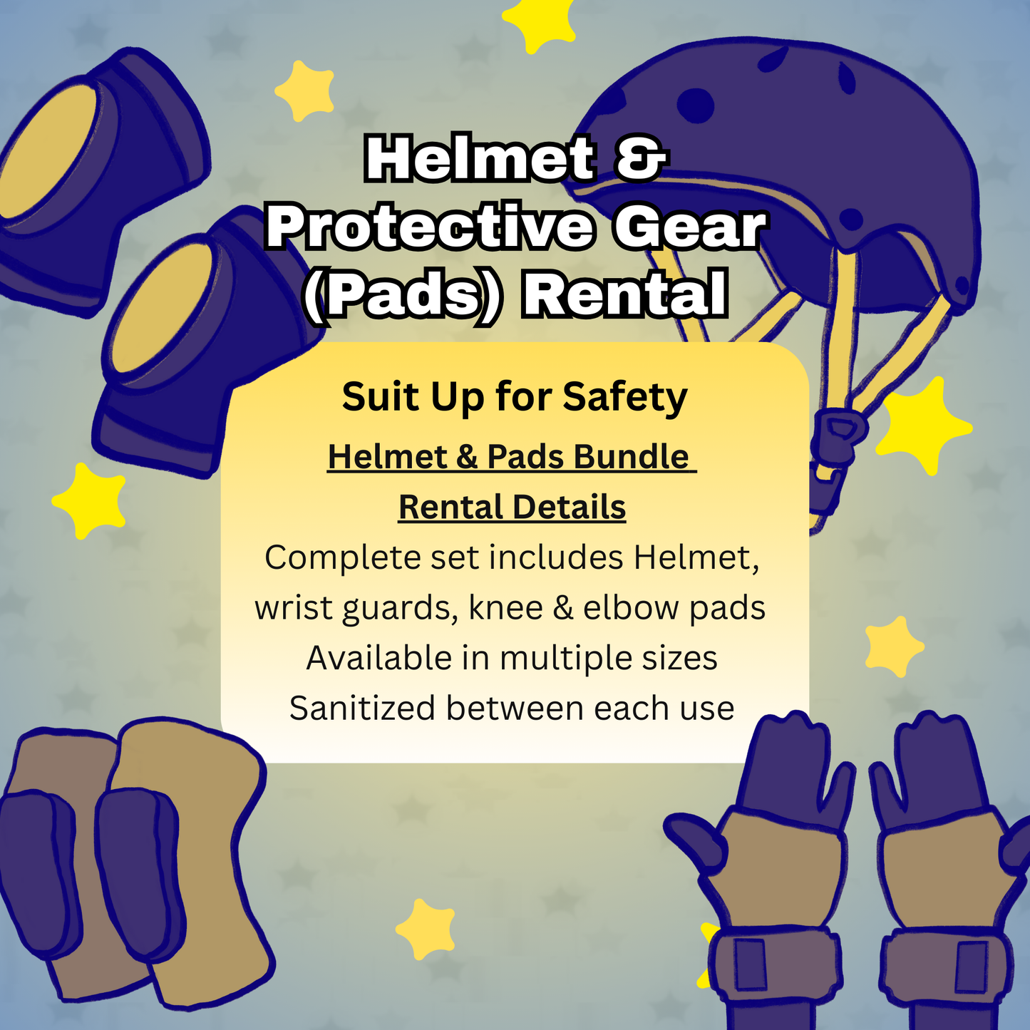 Helmet + Protective Gear Rental