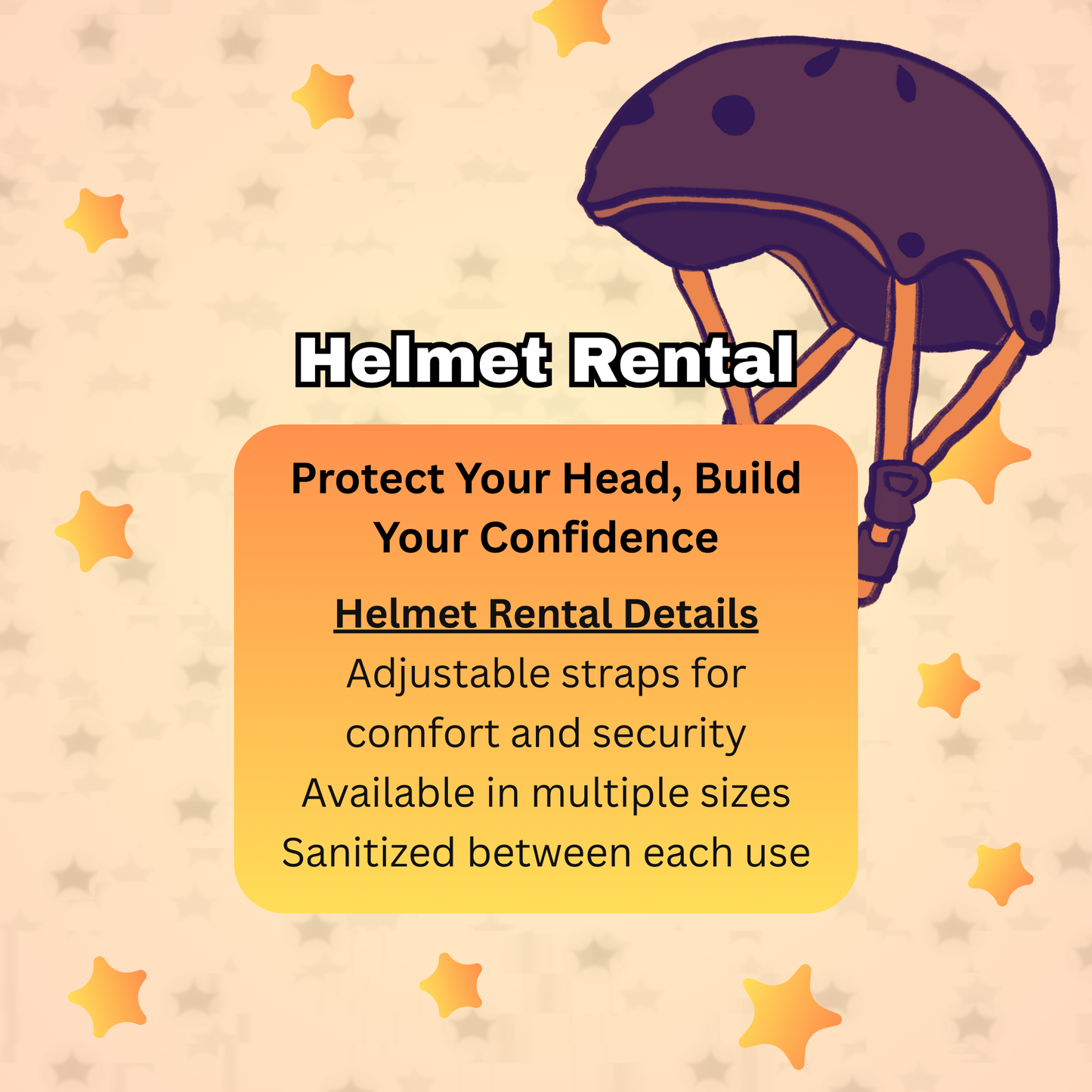 Helmet Rental product details_orange