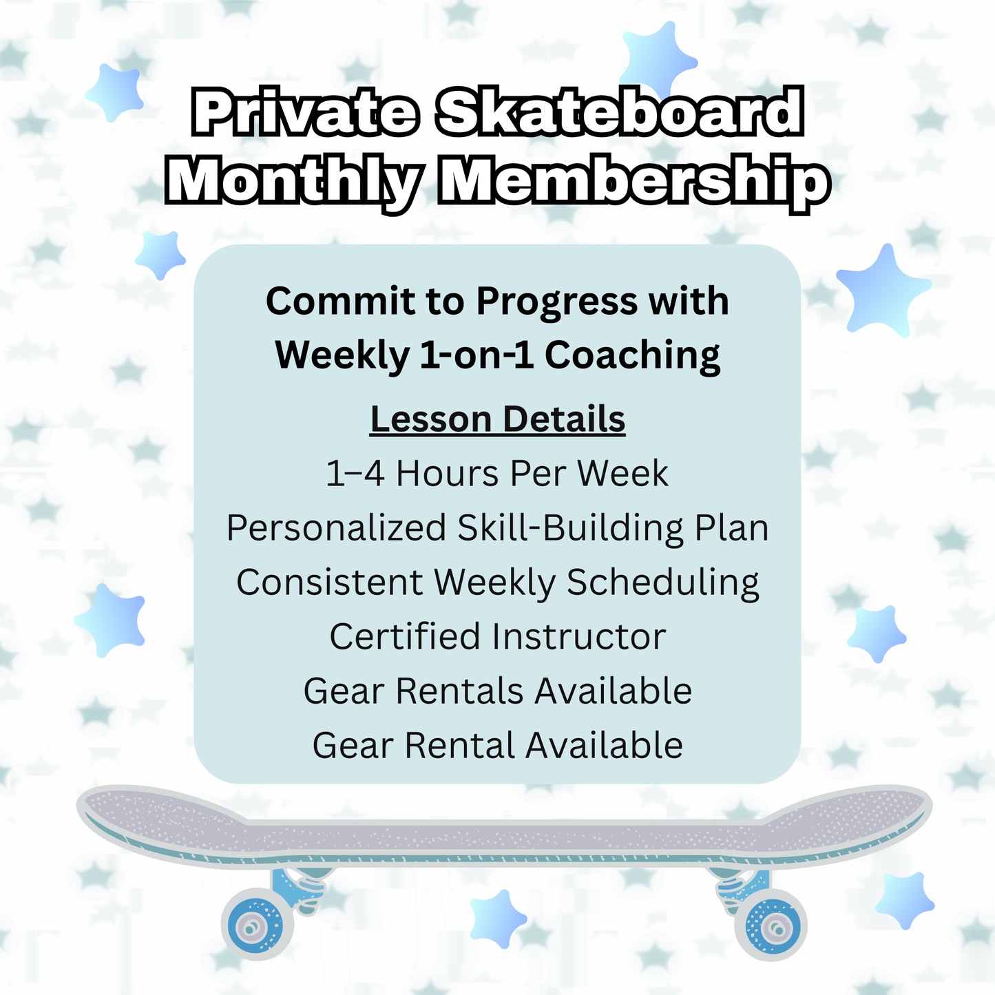 Private-Skateboarding-Lesson-Monthly-Membership_Product-Description